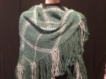 Handspun/handwoven alpaca triangular shawl