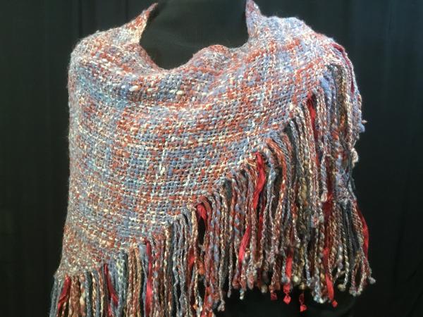 Handspun/handwoven Alpaca shawl picture