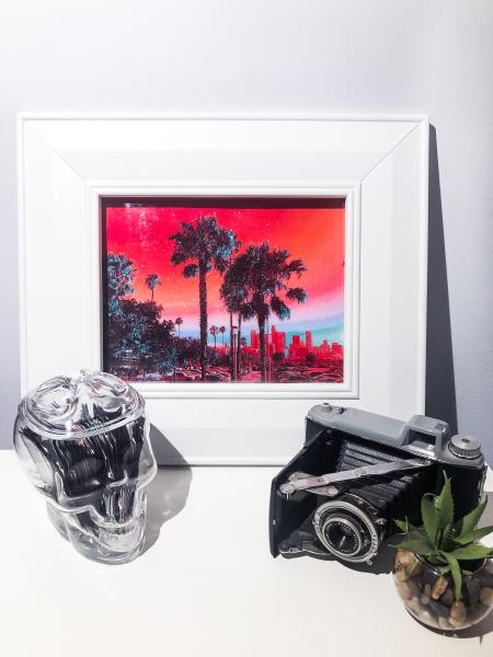 Dodger Stadium, Los Angeles California GLITTER PRINT picture