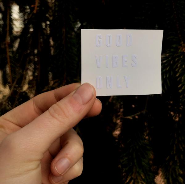 Good Vibes Only Sticker picture