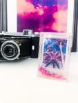 Polaroid Infrared Print- With Glitter Frame