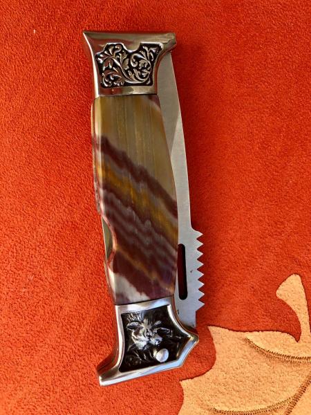 UTAH WONDERSTONE Stainless Steel Center Lock Tactical Knife picture