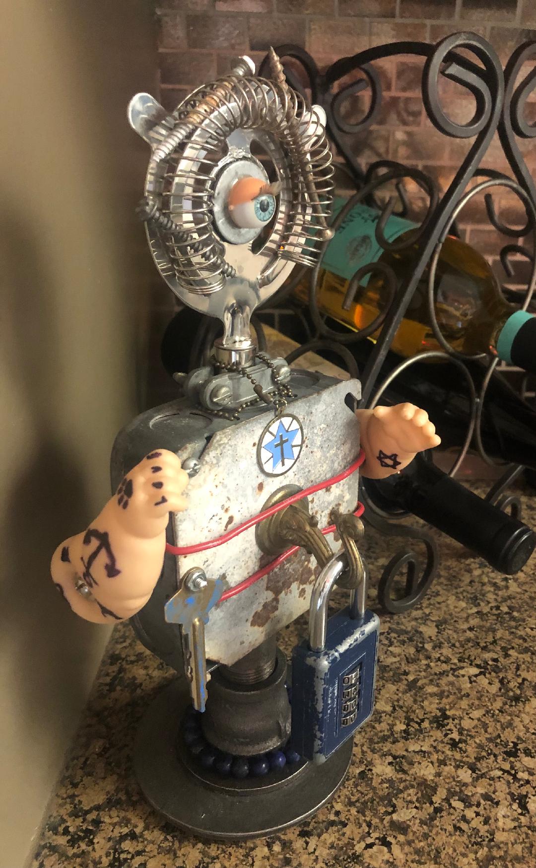 Screwed, Blued, & Tattooed 6 &frac12;&rdquo; x 12 &frac12;&rdquo; x 5&rdquo; picture