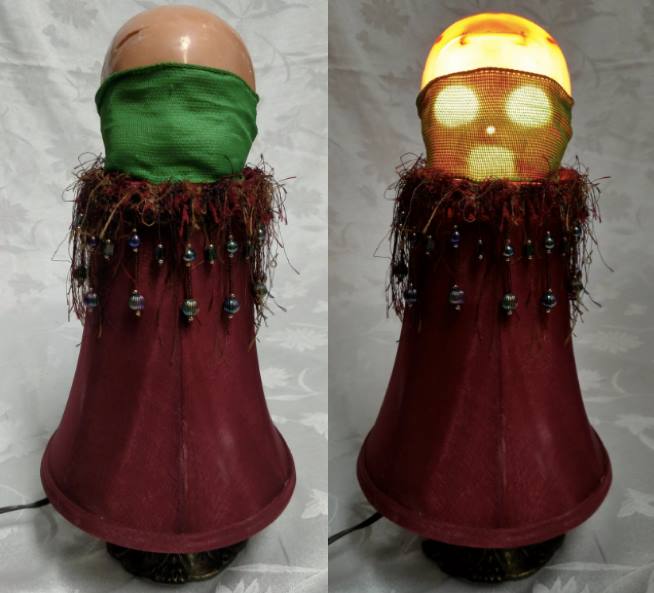 None So Blind (working lamp) 7 &frac12;&rdquo; x 14 &frac12;&rdquo; x 7 1/2&rdquo; picture