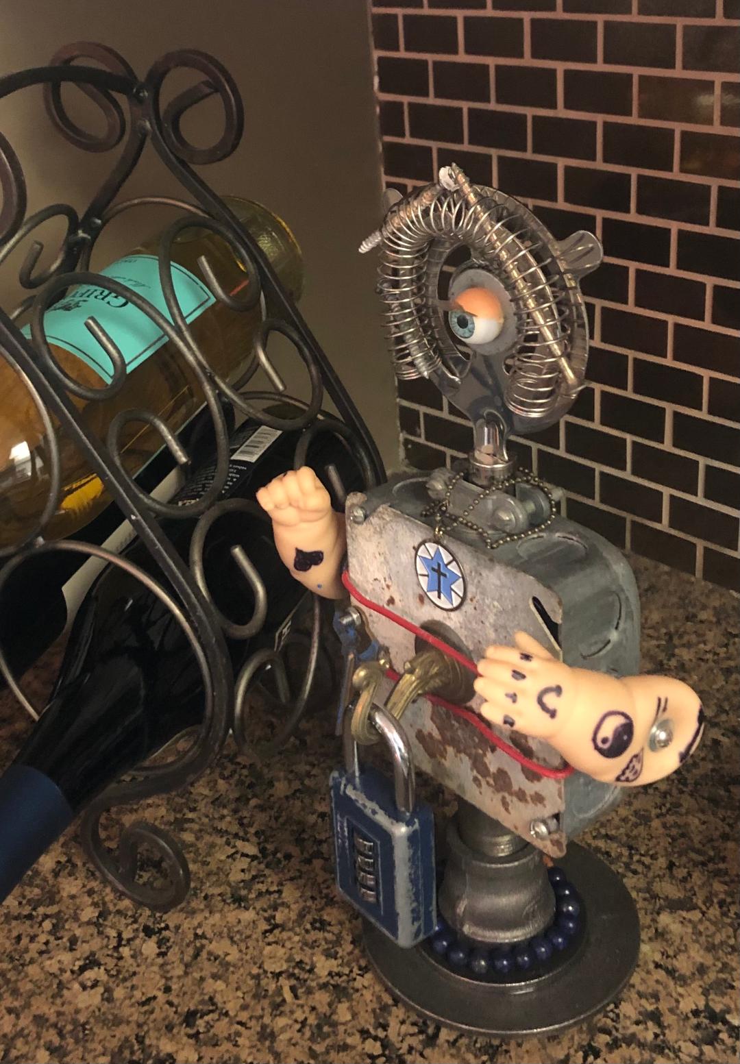 Screwed, Blued, & Tattooed 6 &frac12;&rdquo; x 12 &frac12;&rdquo; x 5&rdquo; picture