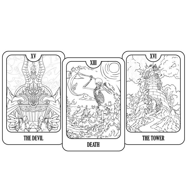 Tarot Card Coloring Pages picture