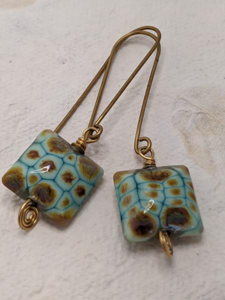 Turquoise Ikat | Brass picture