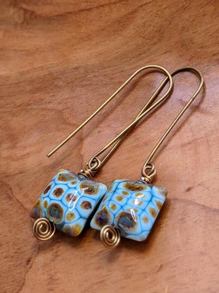 Turquoise Ikat | Brass picture