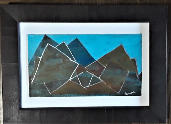 Peaks and Valleys acrylic painting picture