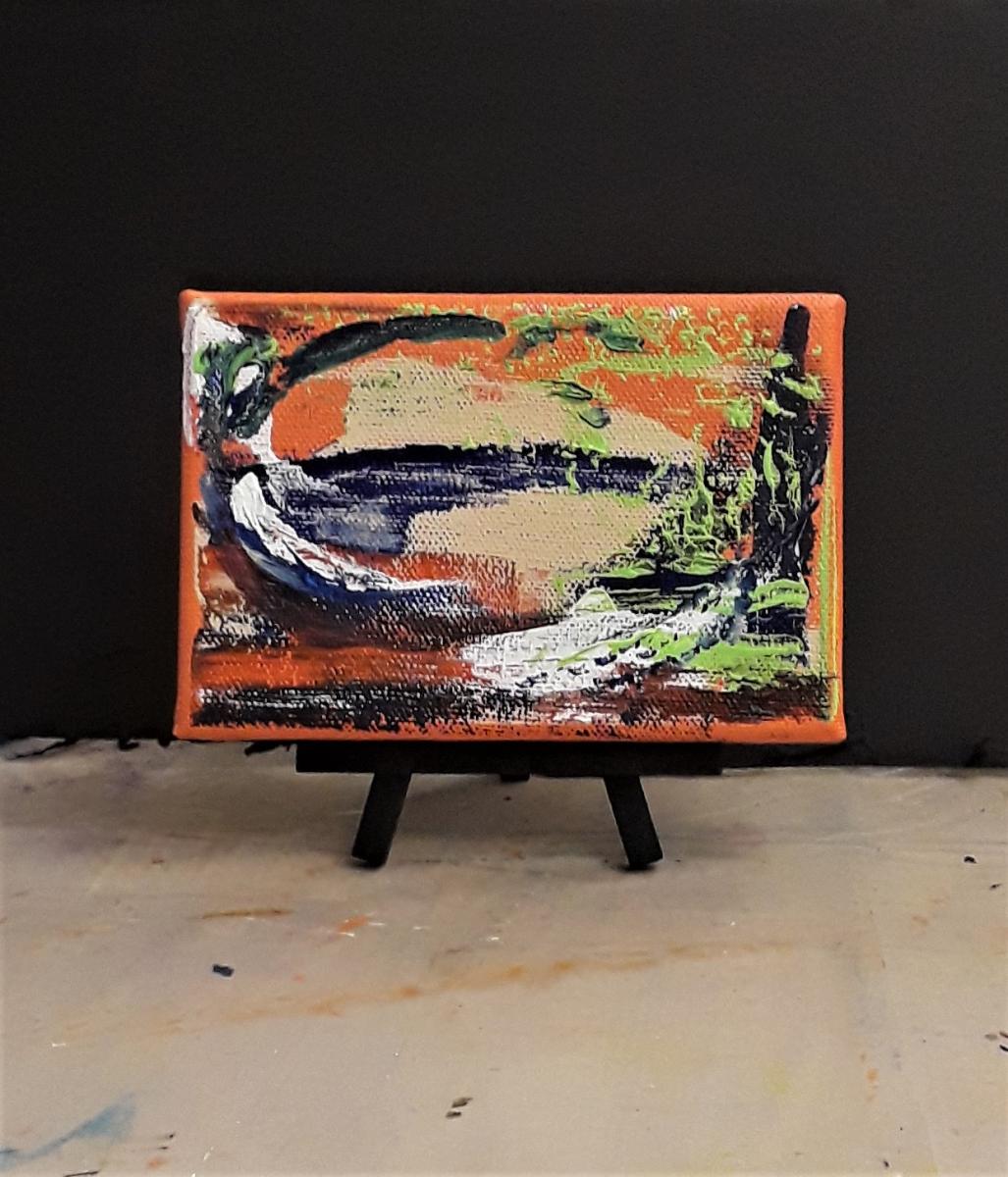 "Mixture" abstract mini canvas group picture