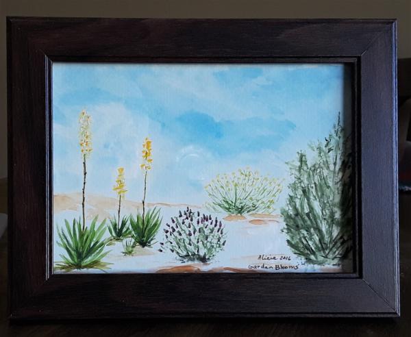 Garden Blooms small watercolor picture