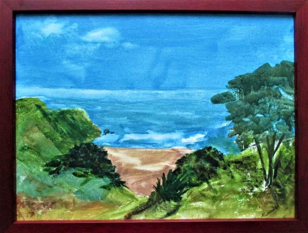 California Coast original acrylic picture