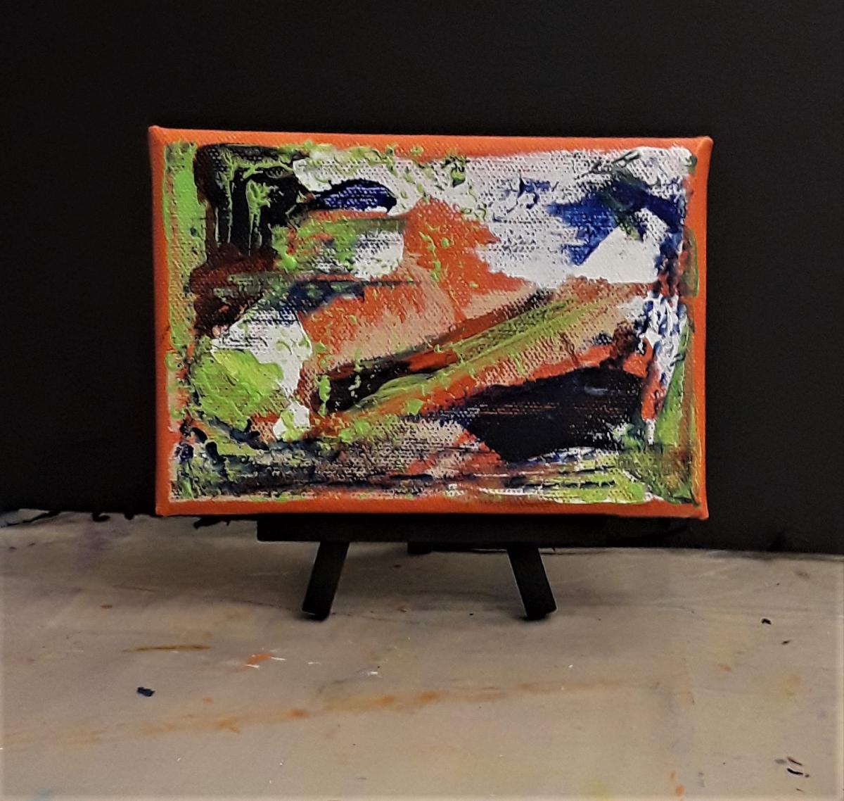 "Mixture" abstract mini canvas group picture