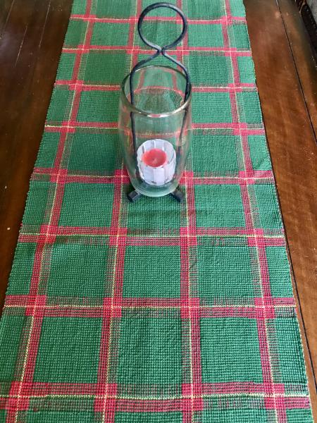 Christmas Table Runner - Handwoven