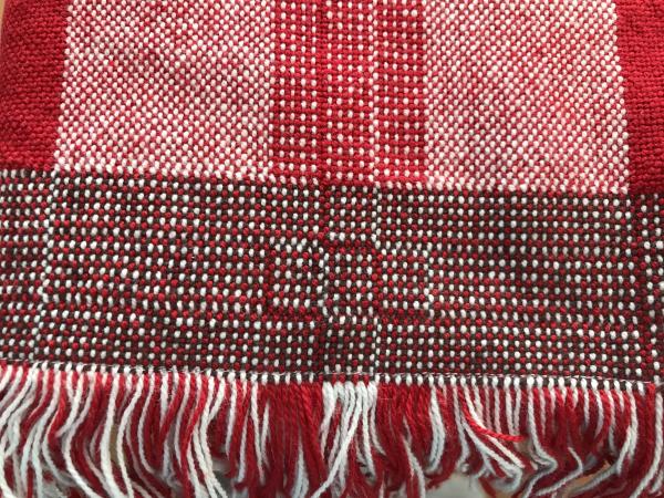 Handwoven Table Runner in 4-block Doubleweave picture