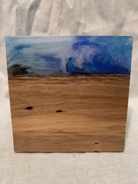 Wood and Epoxy Drink Coaster picture