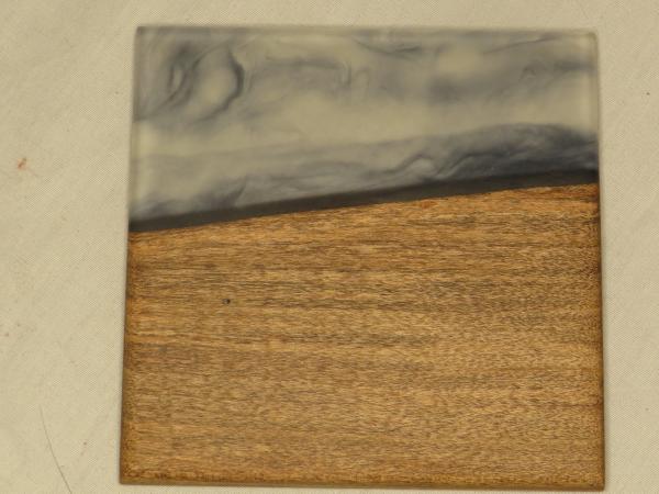 Wood and Epoxy Drink Coaster picture