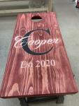 Epoxy Inlaid Corn Hole Boards