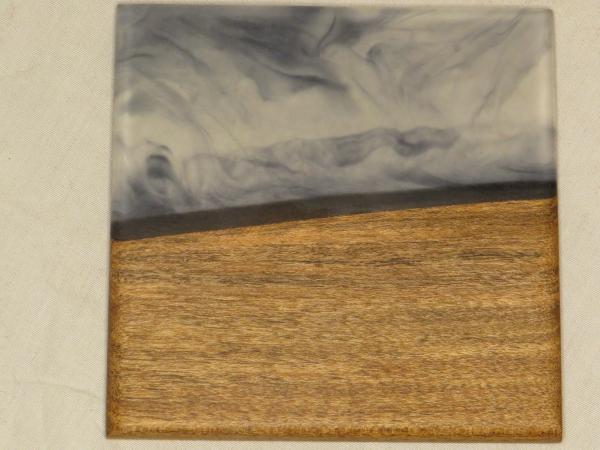 Wood and Epoxy Drink Coaster picture