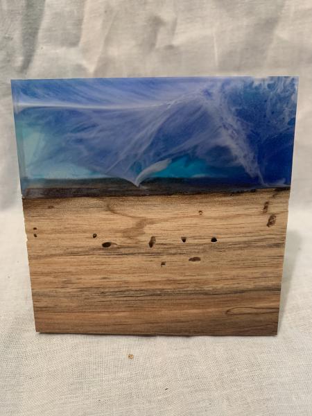 Wood and Epoxy Drink Coaster picture