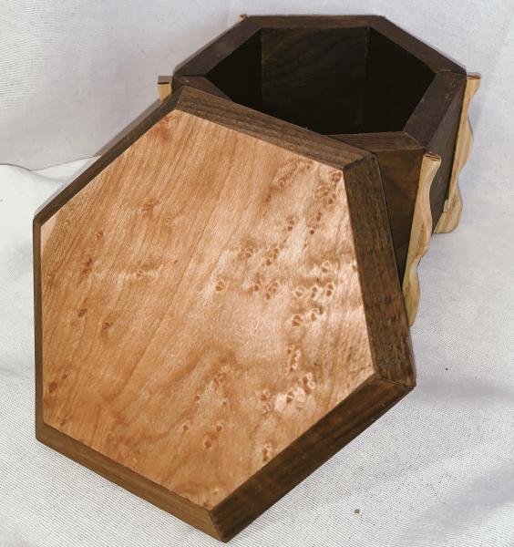 Unique Footed Hexagon Box picture