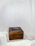 Square Black Walnut Box