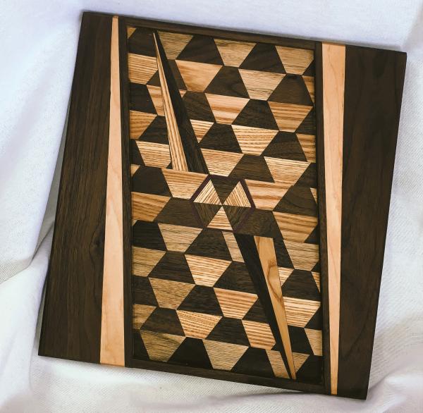 Abstract Wood Wall Hanging