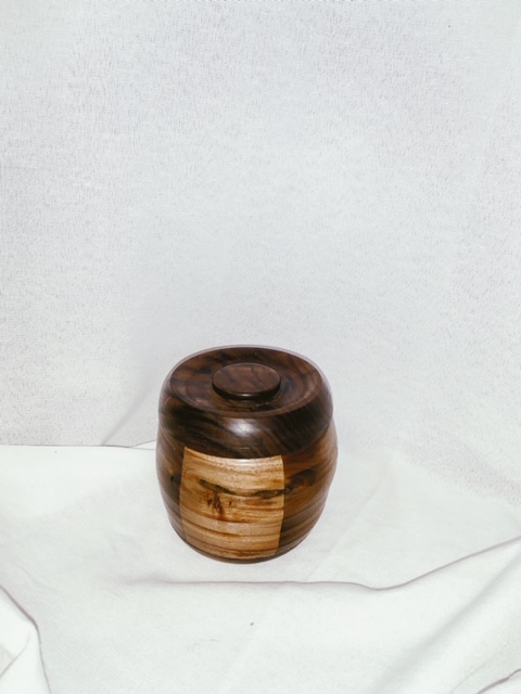 Covered Wood Bowl picture