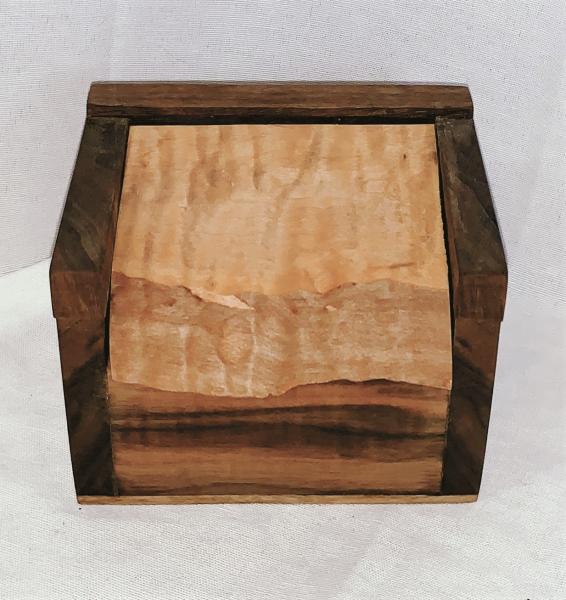 Wood Business Card Box