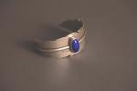 Feather Cuff with Lapis Lazuli