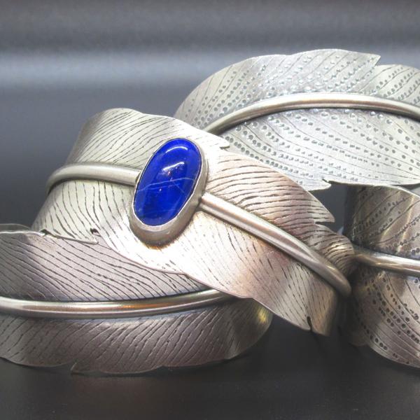 Feather Cuff with Lapis Lazuli picture