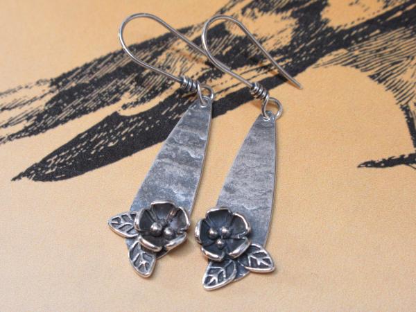 Silver Flower Earrings picture