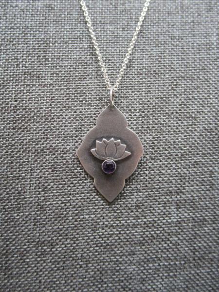 Amethyst Lotus Necklace picture
