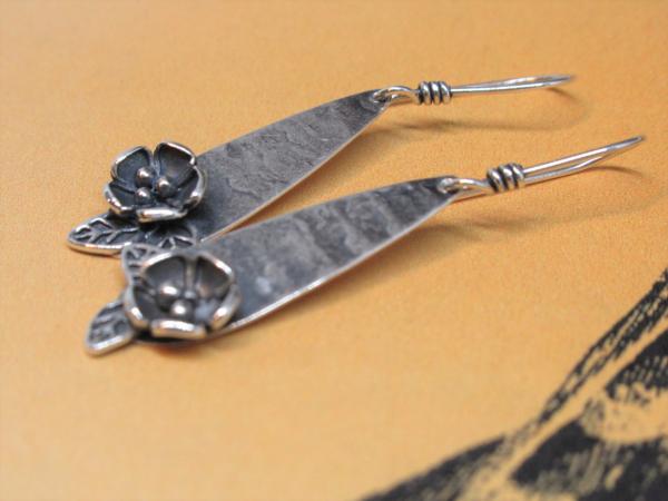 Silver Flower Earrings picture