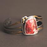 Crazy Lace Agate Cuff