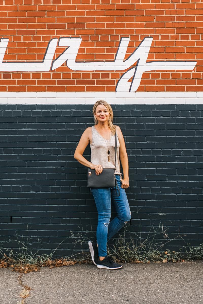 Chloe Twist Lock Handbag - Dark Grey picture