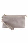 Abby Crossbody Handbag - Pewter