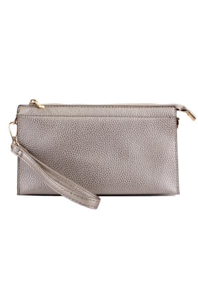 Abby Crossbody Handbag - Pewter