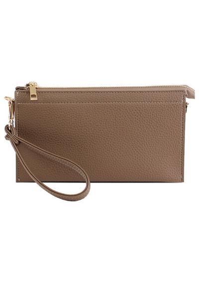 Abby Crossbody Handbag - Taupe