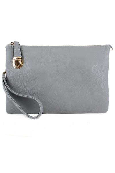 Chloe Twist Lock Handbag - Light Grey picture