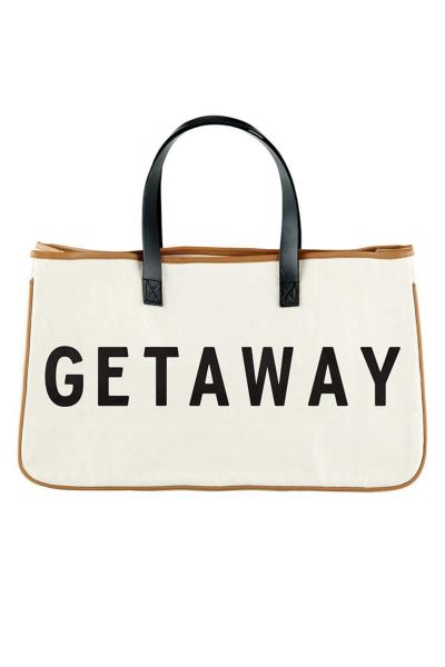 Hold Everything Canvas Tote - Getaway