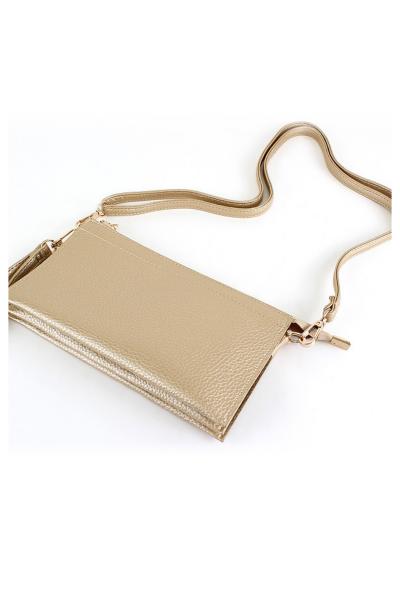 Abby Crossbody Handbag - Light Grey picture