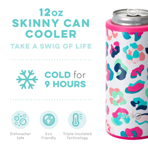 Swig 12oz Skinny Can Cooler - Party Animal picture