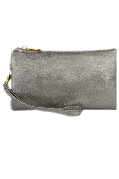 Mia Crossbody Handbag - Pewter