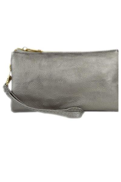 Mia Crossbody Handbag - Pewter picture