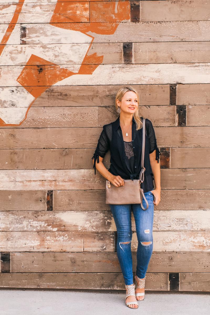 Chloe Twist Lock Handbag - Pewter picture