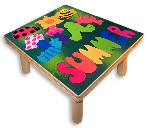 "Bugs, Worms and Insects Puzzle" (Order as a Stock Puzzle, Name Puzzle or Name Puzzle Stool) picture