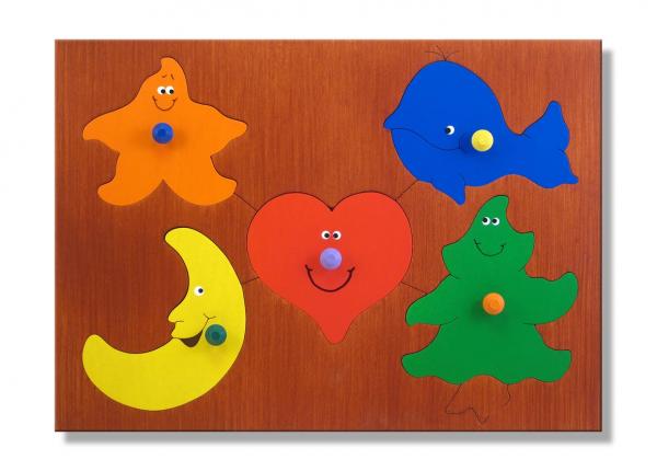 "Heart Shapes Puzzle" (Order as a Stock Puzzle, Name Puzzle or Name Puzzle Table) picture