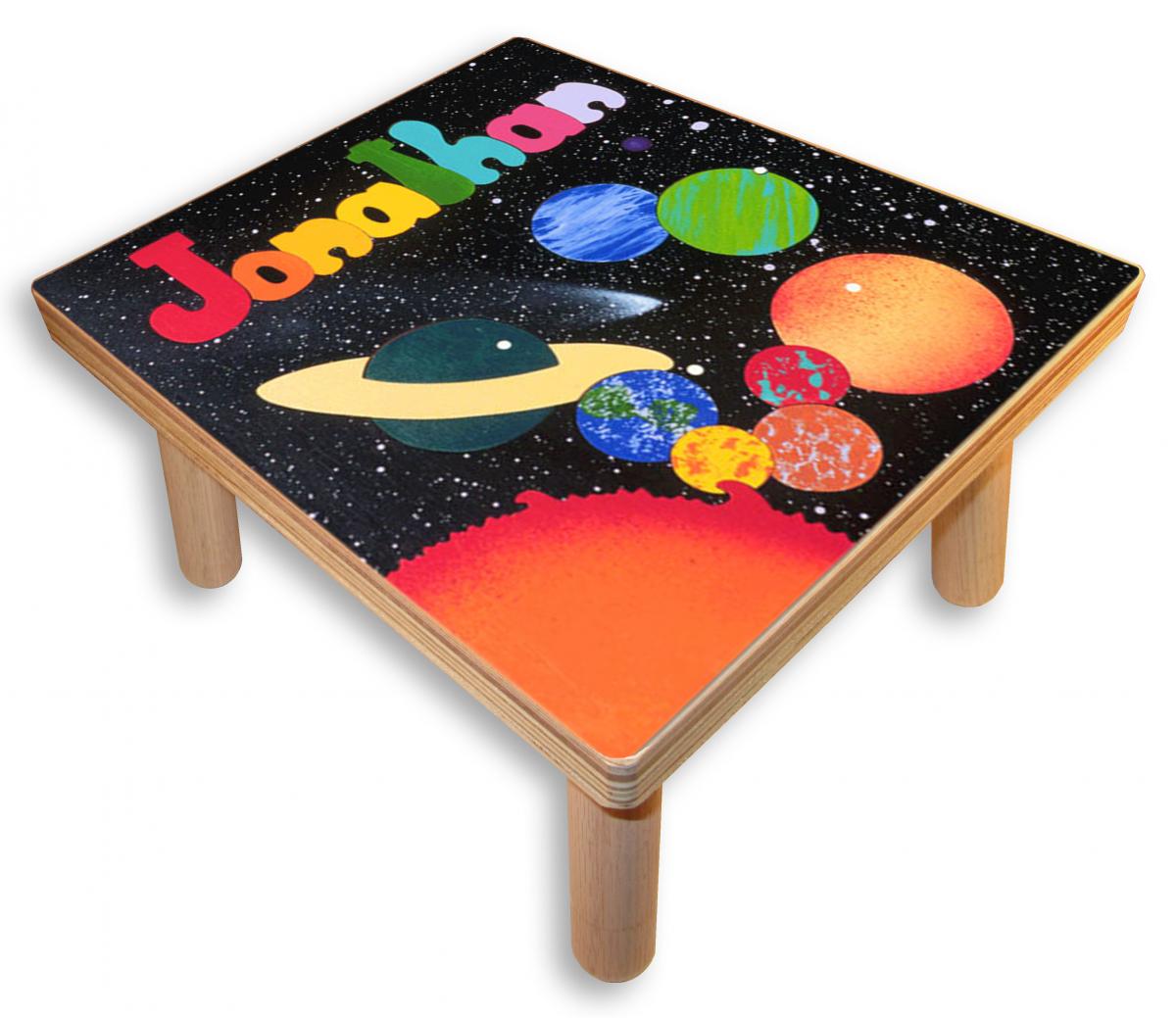 "Solar System Puzzle" (Order as a Stock Puzzle, Name Puzzle or Name Puzzle Stool) picture