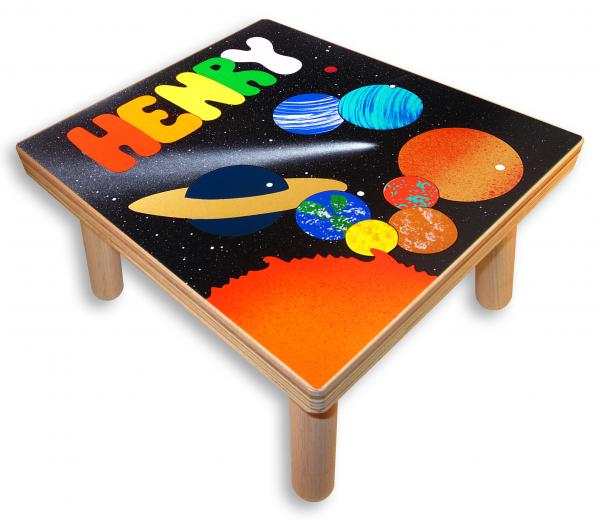 "Solar System Puzzle" (Order as a Stock Puzzle, Name Puzzle or Name Puzzle Stool) picture